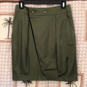 Green tulip style skirt size Small or 0